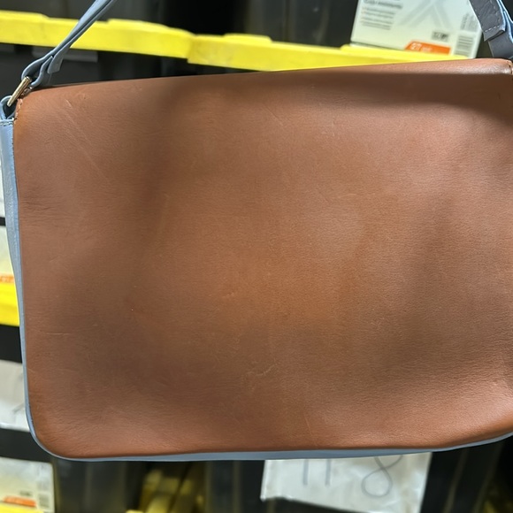 Olivia Clergue Medium Gertrude Color Blue red brown  Crossbody - Picture 4 of 7